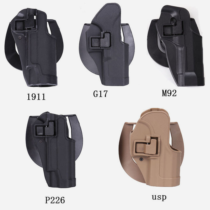 Taillen-Schnellziehholster außerhalb des Hosenbunds aus Nylon