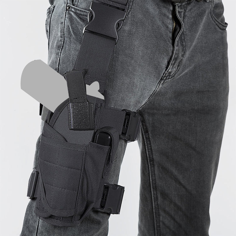 Taktische Beintasche für den Außenbereich, Camouflage-Farbe, langlebiges Oxford-Holster