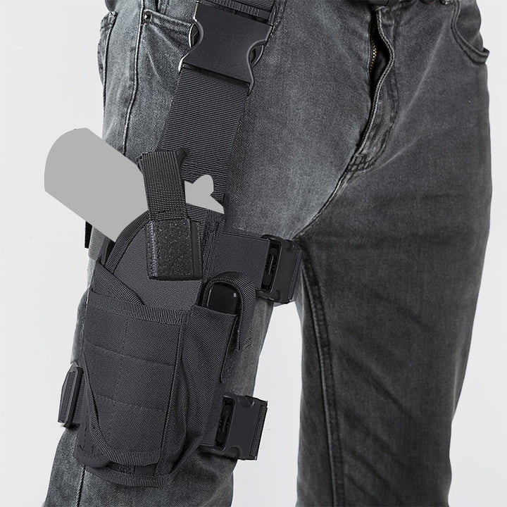 Taktische Beintasche für den Außenbereich, Camouflage-Farbe, langlebiges Oxford-Holster