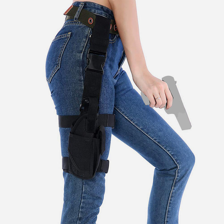 Taktische Beintasche für den Außenbereich, Camouflage-Farbe, langlebiges Oxford-Holster