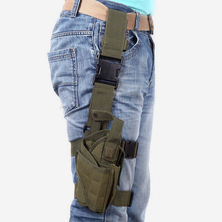 Taktische Beintasche für den Außenbereich, Camouflage-Farbe, langlebiges Oxford-Holster