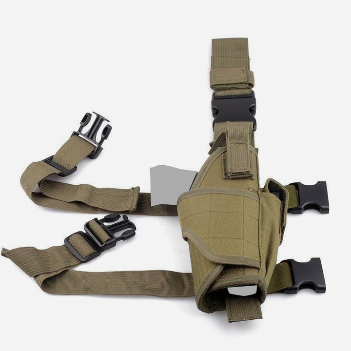 Taktische Beintasche für den Außenbereich, Camouflage-Farbe, langlebiges Oxford-Holster