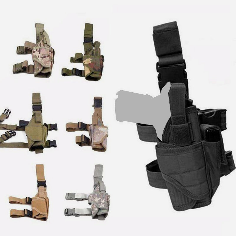Taktische Beintasche für den Außenbereich, Camouflage-Farbe, langlebiges Oxford-Holster
