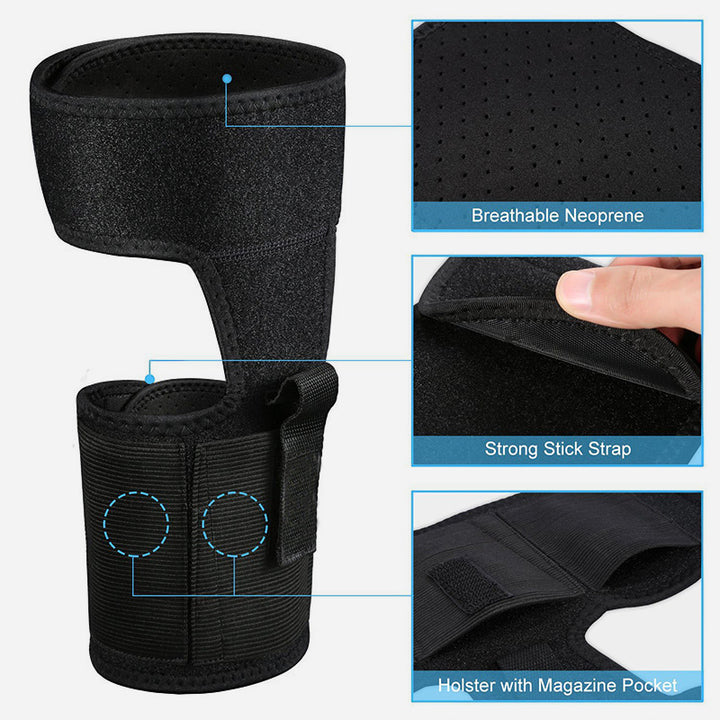 Taktisches Beinholster für den Außenbereich, verdecktes, multifunktionales, tragbares Fußholster