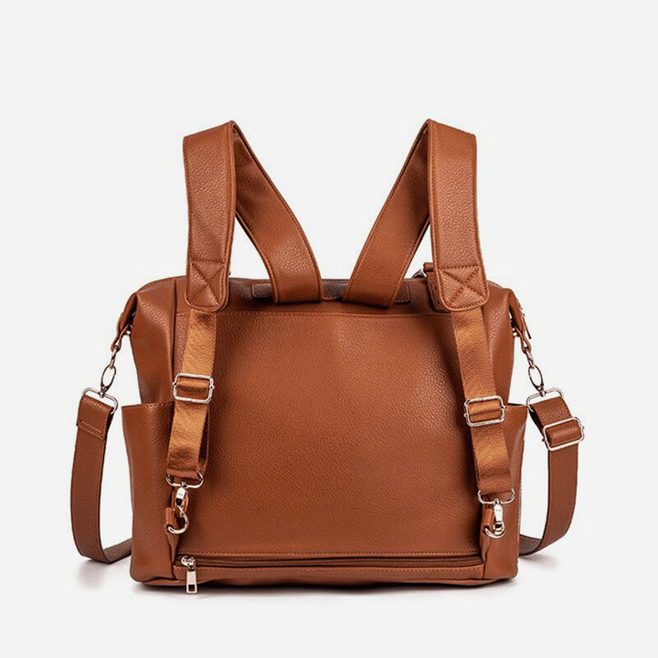 Multifunktionale Tragetasche für Mama, verstellbarer großer Retro-Rucksack für Damen