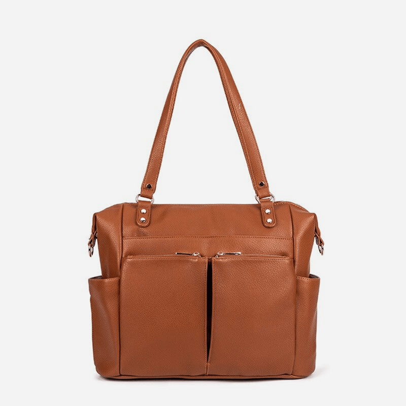 Multifunktionale Tragetasche für Mama, verstellbarer großer Retro-Rucksack für Damen