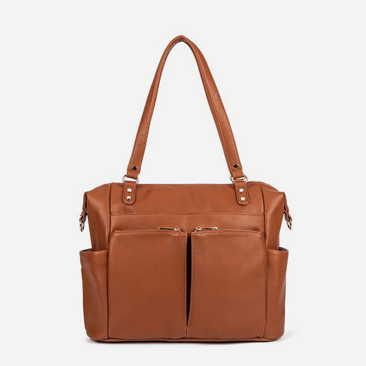 Multifunktionale Tragetasche für Mama, verstellbarer großer Retro-Rucksack für Damen