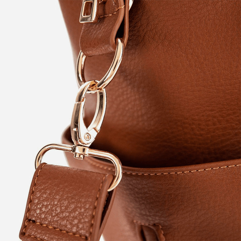 Multifunktionale Tragetasche für Mama, verstellbarer großer Retro-Rucksack für Damen