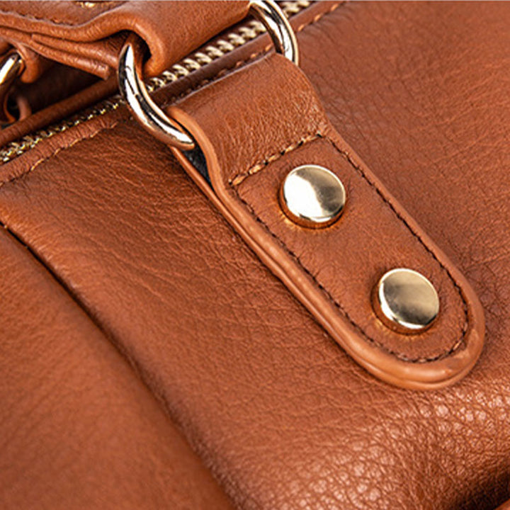 Multifunktionale Tragetasche für Mama, verstellbarer großer Retro-Rucksack für Damen