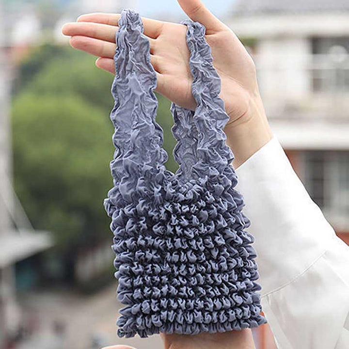 Teleskop-Plissee-Tasche für Damen, multifunktionale, flexible Einkaufshandtasche