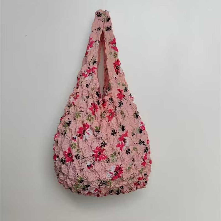 Teleskop-Plissee-Tasche für Damen, multifunktionale, flexible Einkaufshandtasche