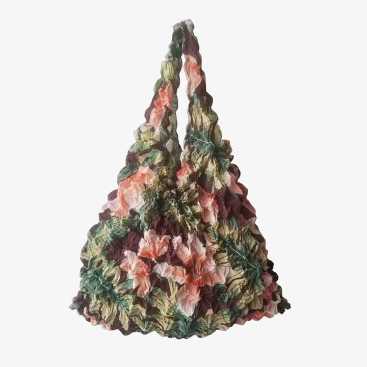 Teleskop-Plissee-Tasche für Damen, multifunktionale, flexible Einkaufshandtasche
