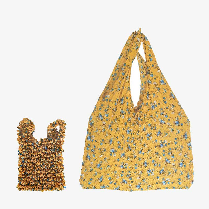 Teleskop-Plissee-Tasche für Damen, multifunktionale, flexible Einkaufshandtasche