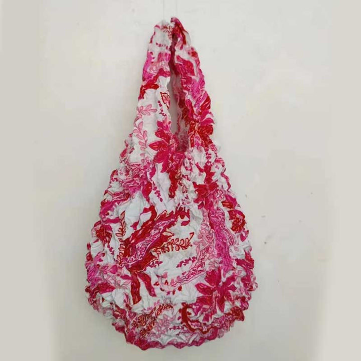 Teleskop-Plissee-Tasche für Damen, multifunktionale, flexible Einkaufshandtasche