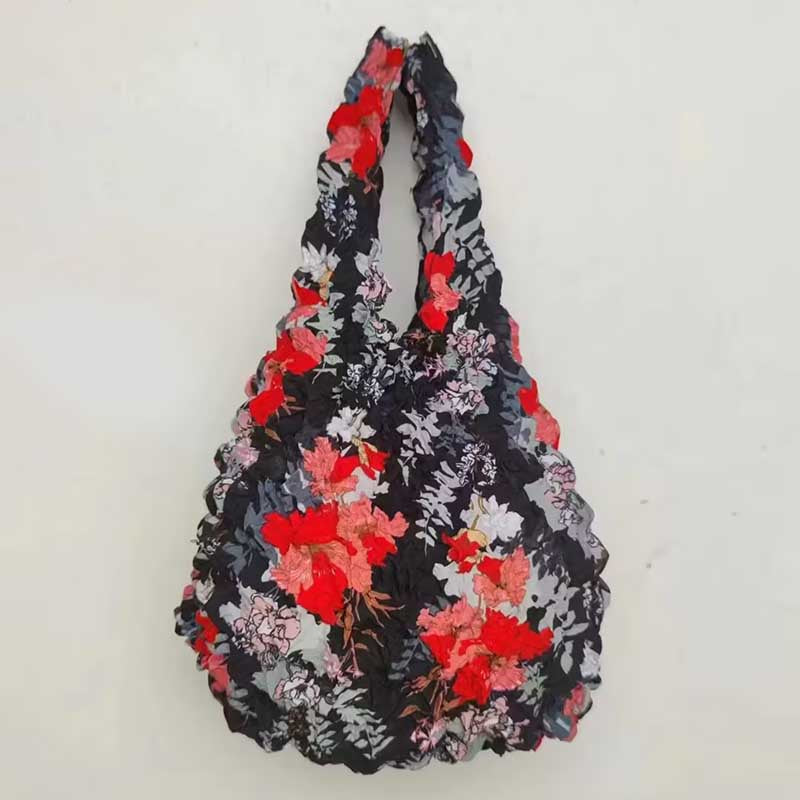 Teleskop-Plissee-Tasche für Damen, multifunktionale, flexible Einkaufshandtasche