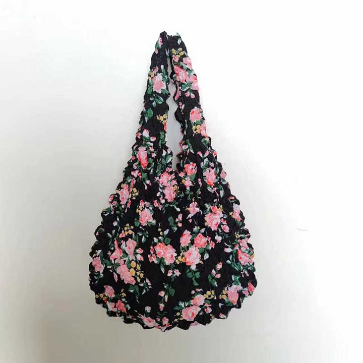 Teleskop-Plissee-Tasche für Damen, multifunktionale, flexible Einkaufshandtasche