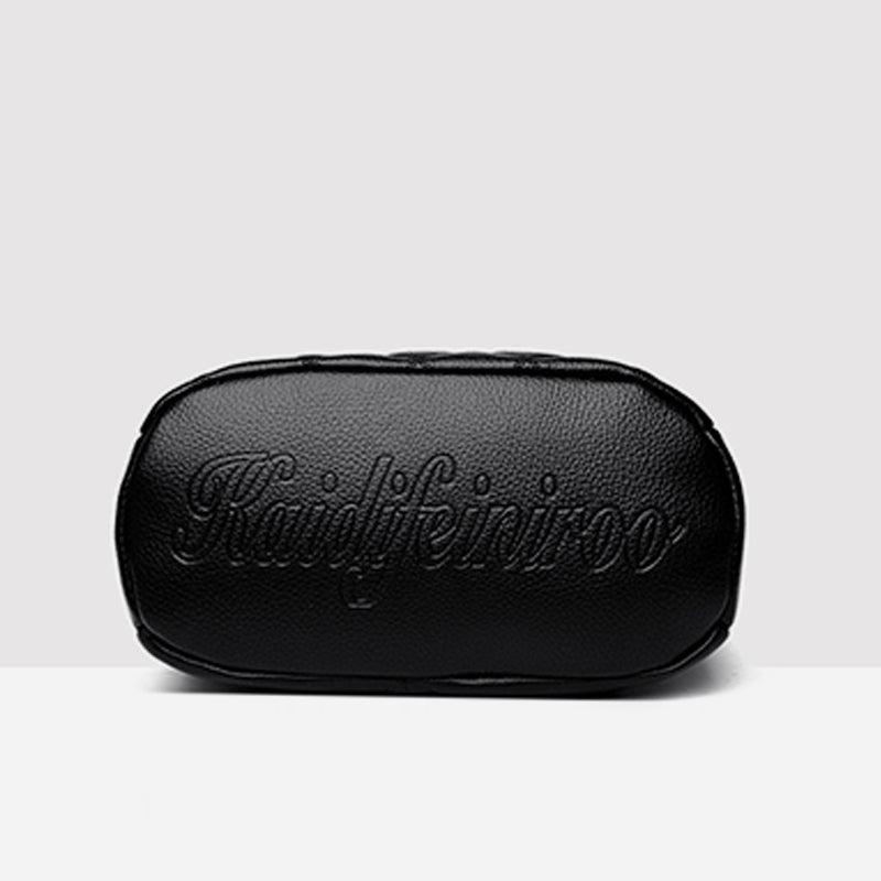 Gesteppte Umhängetasche für Damen mit drei Fächern, Schultertasche