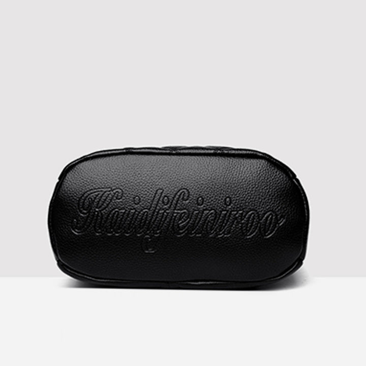 Gesteppte Umhängetasche für Damen mit drei Fächern, Schultertasche