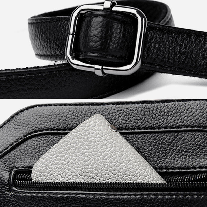 Gesteppte Umhängetasche für Damen mit drei Fächern, Schultertasche