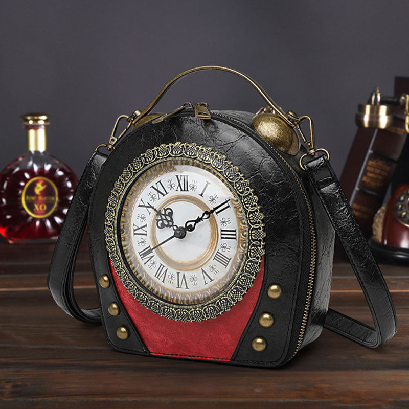 Umhängetasche mit Henkel für Damen im Retro-Stil mit Blumenmuster