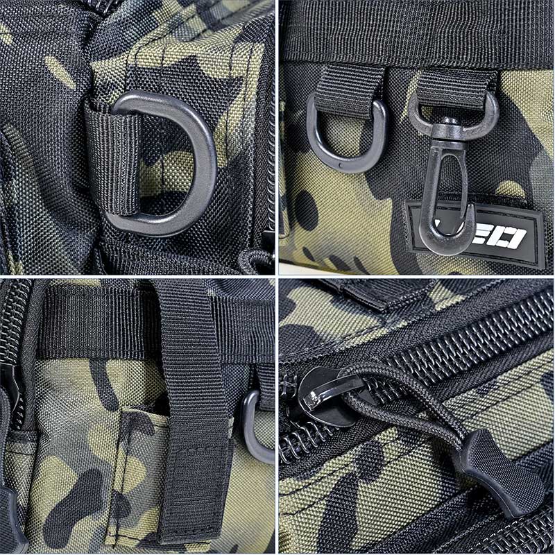 Camouflage Angeln Zubehör Abnehmbarer Gurt Oxford Fisshing Tasche Für Outdoor