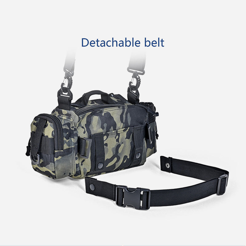 Camouflage Angeln Zubehör Abnehmbarer Gurt Oxford Fisshing Tasche Für Outdoor