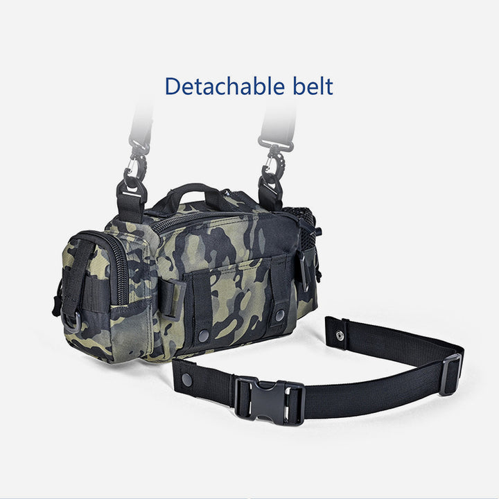 Camouflage Angeln Zubehör Abnehmbarer Gurt Oxford Fisshing Tasche Für Outdoor