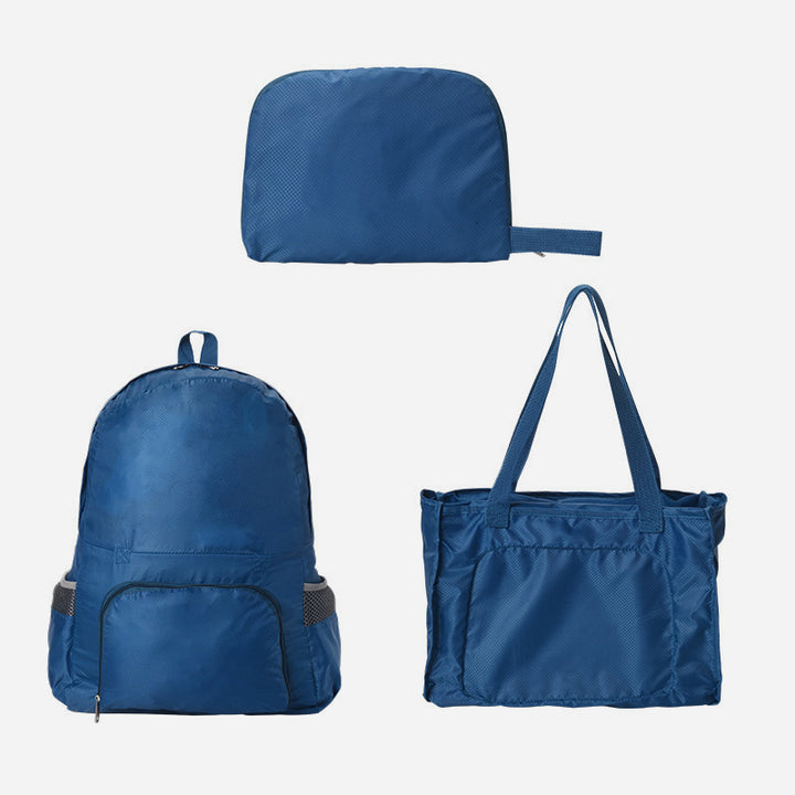 Rucksack mit doppeltem Verwendungszweck, tragbar, leicht, zusammenklappbar, für Reisen und Schule