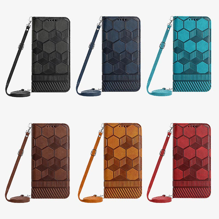 Crossbody-Telefonhülle für iPhone-Nest-Muster-Schutzhülle