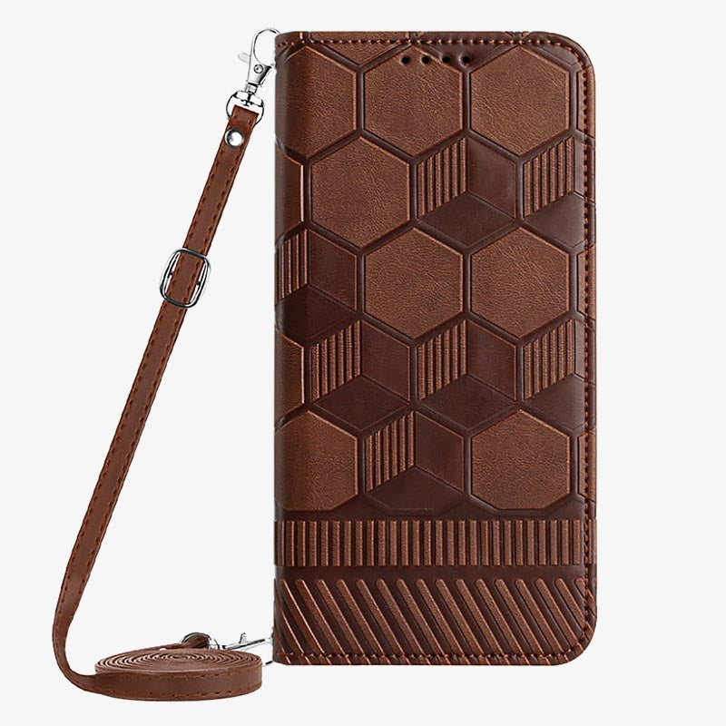 Crossbody-Telefonhülle für iPhone-Nest-Muster-Schutzhülle