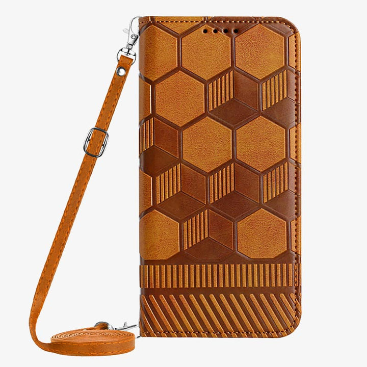 Crossbody-Telefonhülle für iPhone-Nest-Muster-Schutzhülle