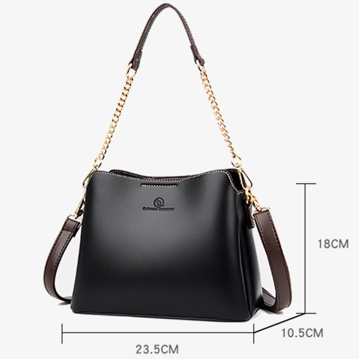 Beuteltasche mit drei Fächern für Pendler
