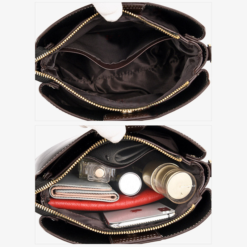 Beuteltasche mit drei Fächern für Pendler