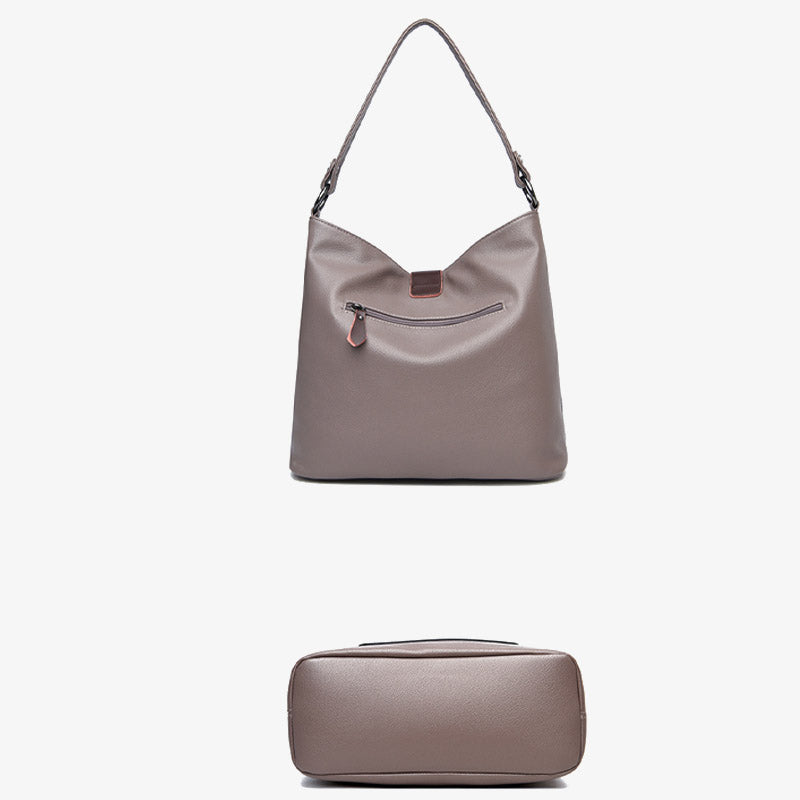 Quaste Tote Elegante einfarbige Ledergeldbörse für Pendler