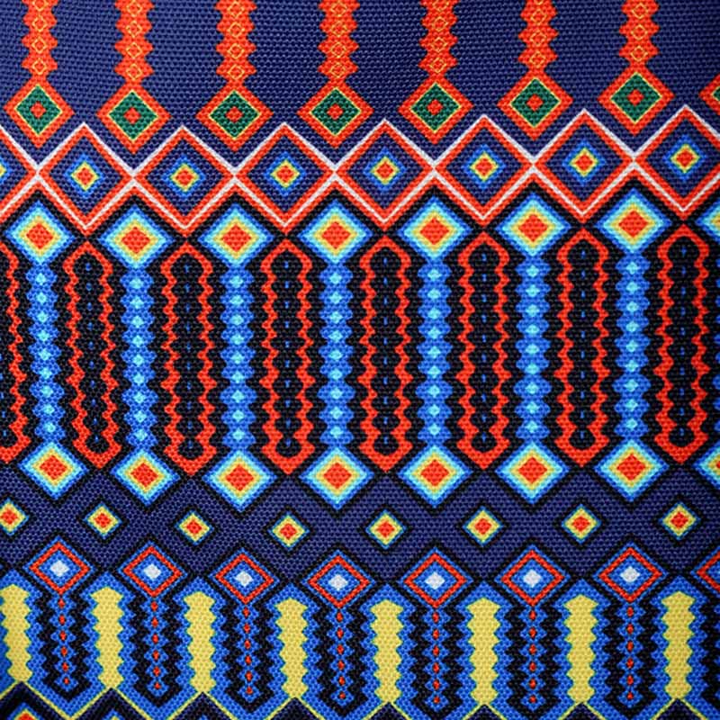 Große Tragetasche für Damen, gespleißte geometrische Bohemian-Handtasche