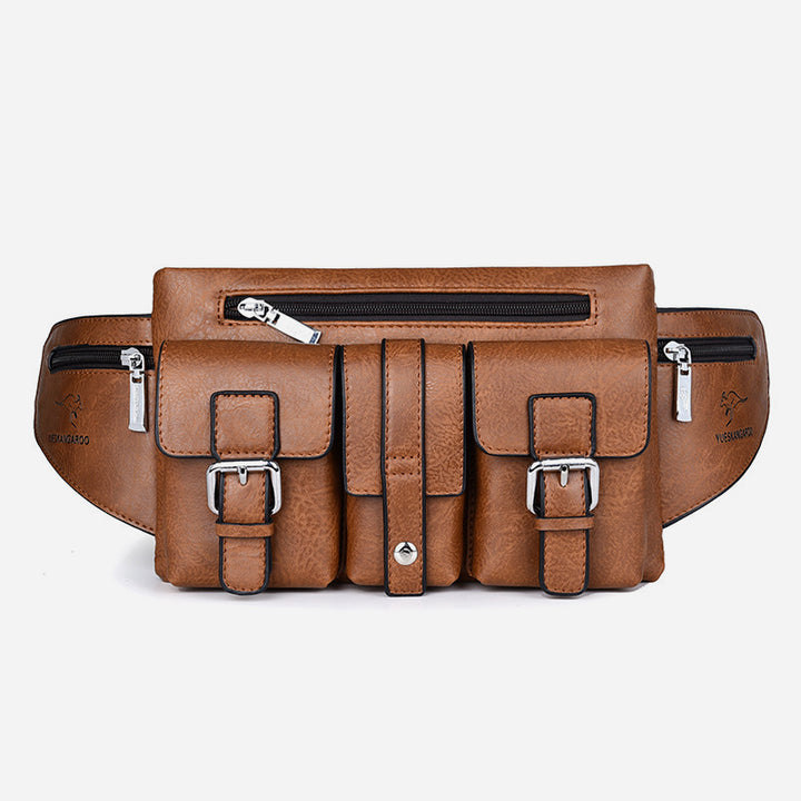 Brusttasche mit mehreren Taschen für Herren, robuste Umhängetasche