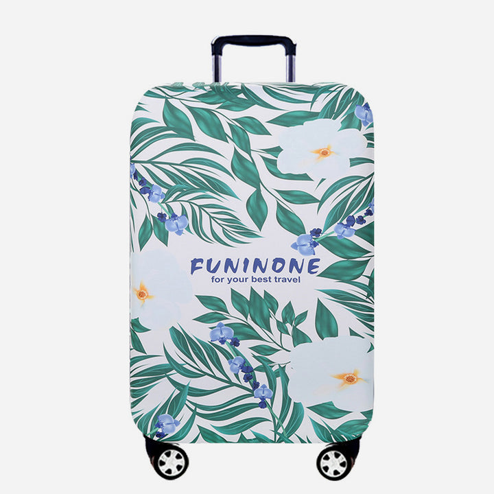 Elastische Polyester-Gepäckabdeckung, verdickte Blumen, schützt die Reise.