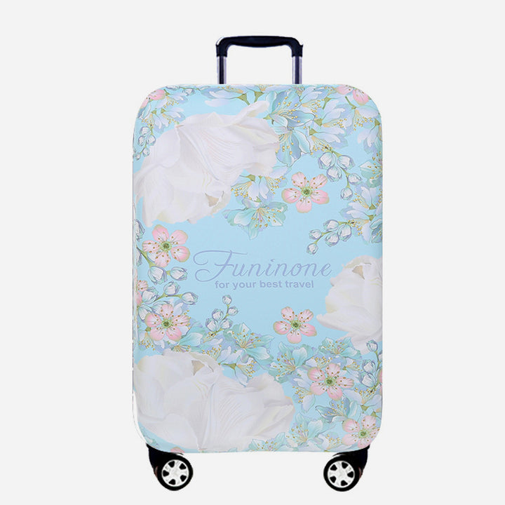 Elastische Polyester-Gepäckabdeckung, verdickte Blumen, schützt die Reise.