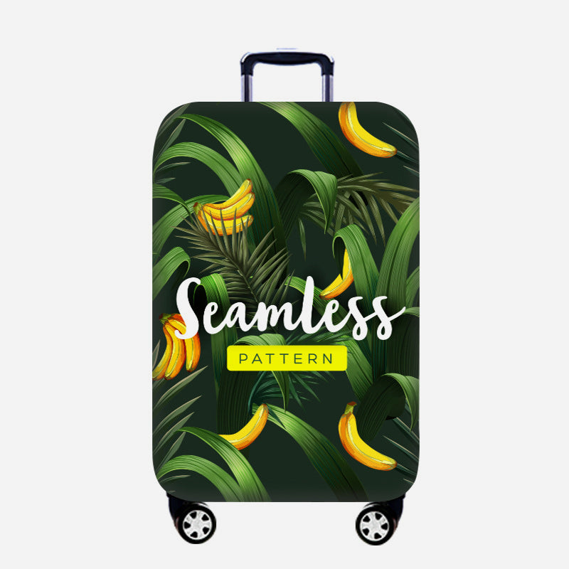 Elastische Polyester-Gepäckabdeckung, verdickte Blumen, schützt die Reise.