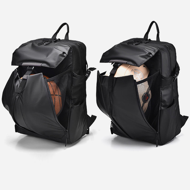 Frauen Männer Outdoor Radfahren Laptop Rucksack Können Setzen Helm Basketball