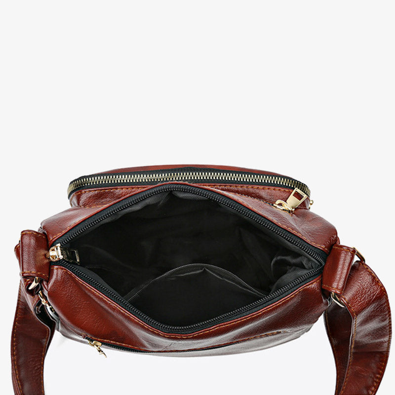 Rivet Crossbody Bag Weiche vegane Ledergeldbörse für Damen