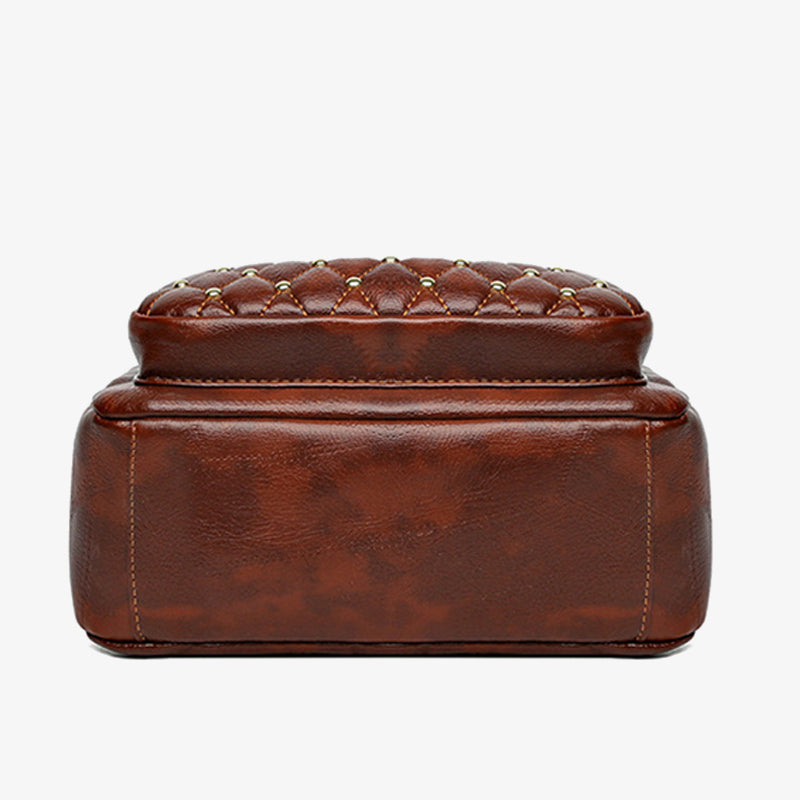 Rivet Crossbody Bag Weiche vegane Ledergeldbörse für Damen