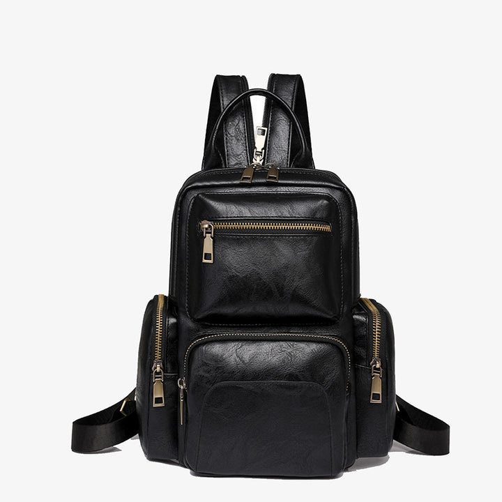 Retro Leder Rucksack Cabrio Sling Tasche für Frauen Weekender