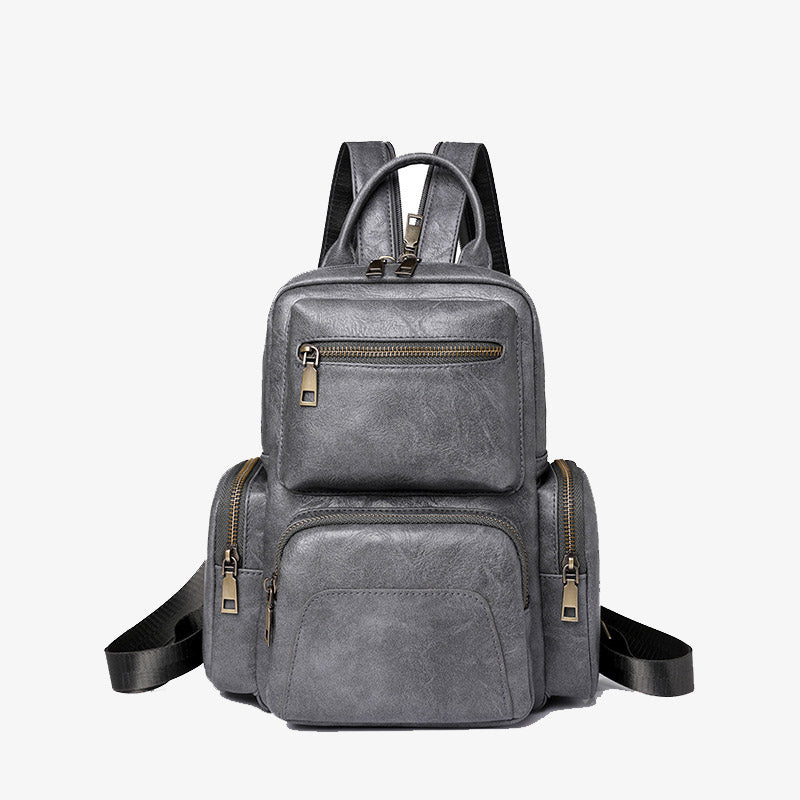Retro Leder Rucksack Cabrio Sling Tasche für Frauen Weekender