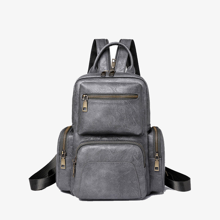 Retro Leder Rucksack Cabrio Sling Tasche für Frauen Weekender