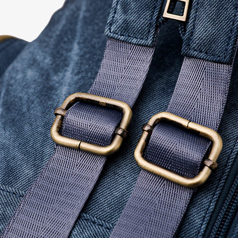 Retro Leder Rucksack Cabrio Sling Tasche für Frauen Weekender