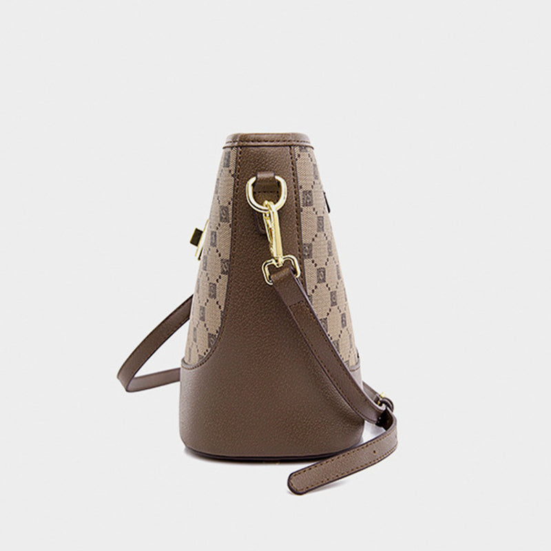 Beuteltasche mit Spleißmuster für Damen, Umhängetasche aus weichem Leder