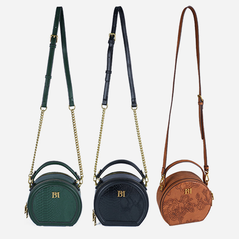 Schlangenhaut-Korn-Runde Tasche Lady Flowers Clamshell Handtasche Umhängetasche