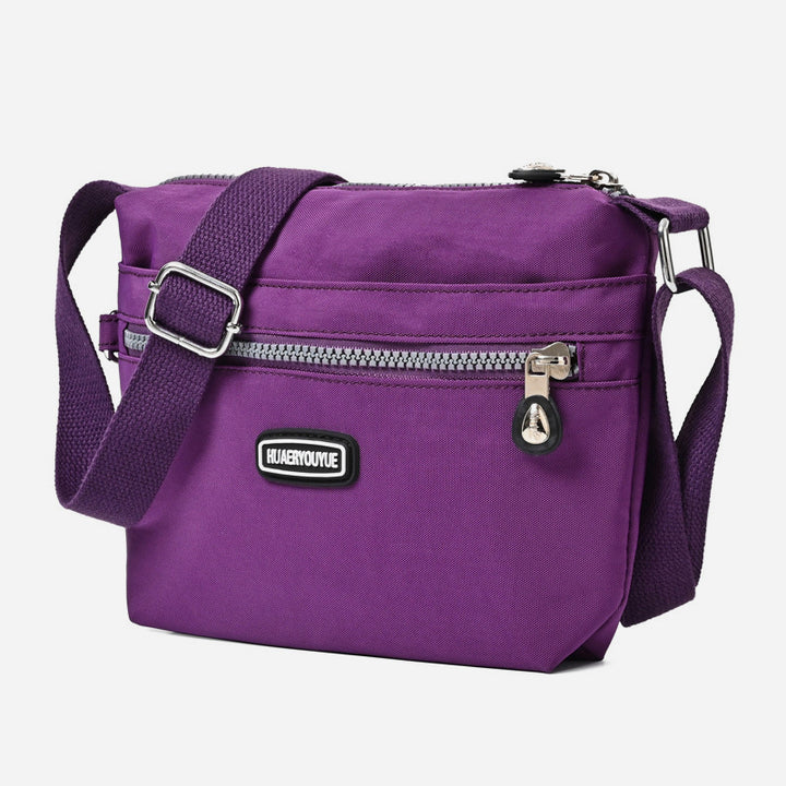 Schlanke Umhängetasche für Damen, minimalistische, wasserdichte Schultertasche aus Nylon