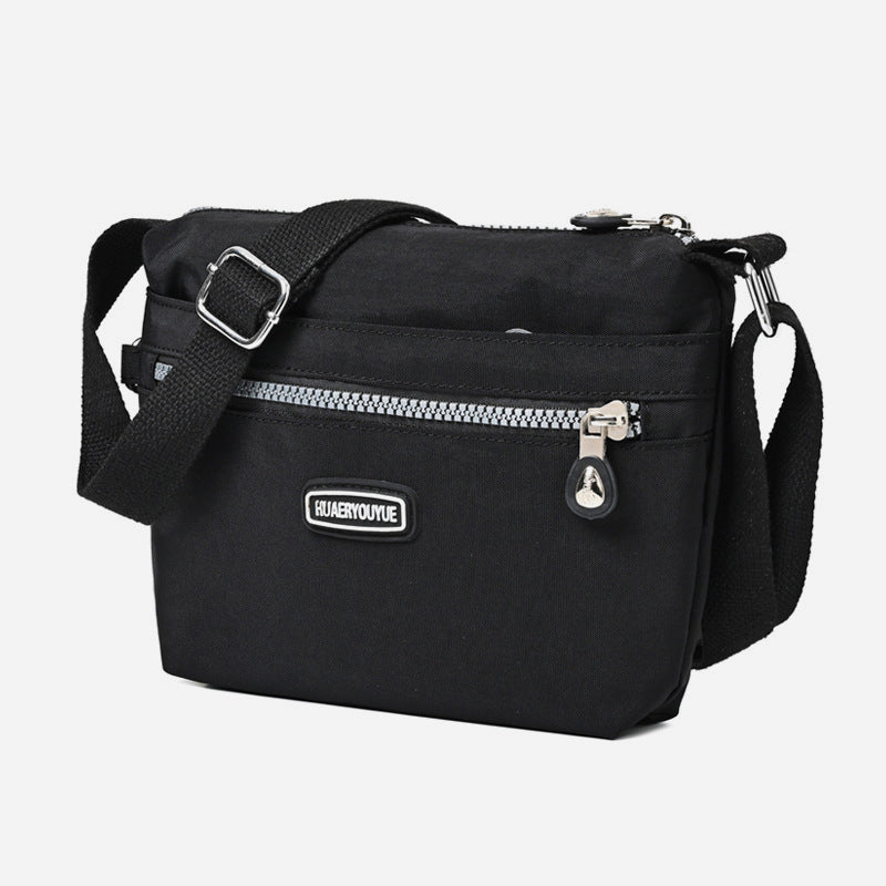 Schlanke Umhängetasche für Damen, minimalistische, wasserdichte Schultertasche aus Nylon